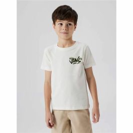 Camiseta de Manga Corta Infantil Name It Nkmmakai Jaws Nreg Box Sky