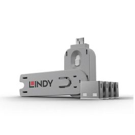 Lindy Bloqueador de puertos USB para seguridad física, evita acceso no autorizado a datos sensibles, Pack de 4, Color Blanco Precio: 27.50000033. SKU: B1CJCXTRLF