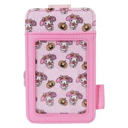 Loungefly Tarjetero My Melody Sanrio Devil de Piel Vegana con Ranuras para Tarjetas y DNI, Herrajes Dorados