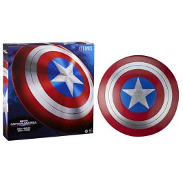 Hasbro F0764 Escudo Capitán América Réplica 1:1 Marvel Legends Premium 60 cm Coleccionable para Exhibición o Cosplay Adultos