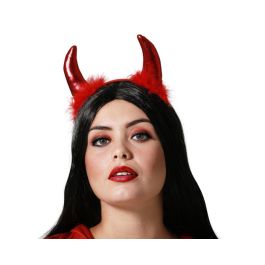 Diadema Diabla Cuernos Rojos Brillantes Accesorio Halloween Precio: 1.4399. SKU: B13V2Y7GJS
