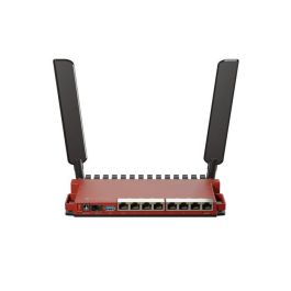 Mikrotik Router WiFi L009UiGS-2HaxD-IN, WiFi 6 AX600 574Mbps, 8 Puertos Gigabit, SFP, PoE, ARM Dual Core Precio: 129.49999953. SKU: B1D6GQYPVL