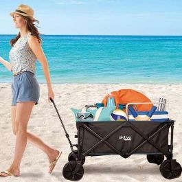 Carro de playa plegable 91x49x99cm con ruedas grandes. Carro de playa plegable 91x49x99cm con ruedas grandes.