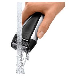 Braun Series 1 170 - Máquina de afeitar de láminas eléctrica, negro, lavable, a prueba de agua, con recortadora de precisión