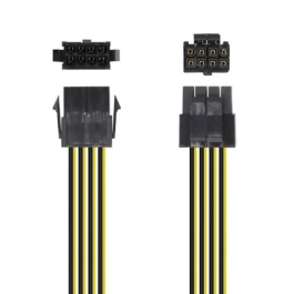 Aisens Cable de Alimentación Microprocesador A131-0419 Molex 4+4 PIN Macho a Molex 8 PIN Hembra 30cm