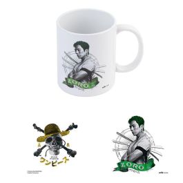 ERIK Taza Roronoa Zoro One Piece 350ml de Cerámica Apta Lavavajillas y Microondas 10x8cm