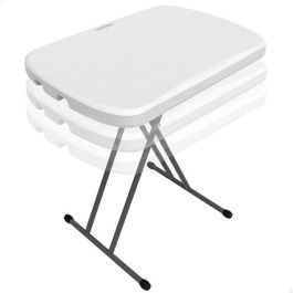 Mesa auxiliar plegable regulable 3 posiciones lifetime 66x46xh61/71 cm