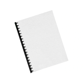 Q-connect Tapa de Encuadernación Cartón DIN A4 Blanco Brillante 250 gr Caja 100 Unidades