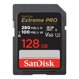 SanDisk SDSDXEP-128G-GN4IN 128 GB SDXC UHS-II Clase 10, Velocidad de Lectura 280 MB/s, Velocidad de Escritura 100 MB/s Precio: 143.49999961. SKU: B1GFBWNZ8A