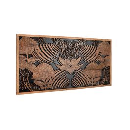 GINER Y COLOMER Cabecero de Madera de Acacia Natural y Negro 166 cm No Requiere Montaje