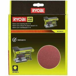 Ryobi Disco Abrasivo 150 mm Grano 80 Autoagarrante RBDS4601G para Lijadora Precio: 26.49999946. SKU: B16CBA6QPE