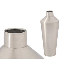Jarrón Cónico Plateado Pequeño Giftdecor 16x40x16 cm Metal Hierro Plata (4 Unidades) Precio: 55.68999953. SKU: B1AMNNG4Y9