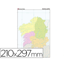 Teide Mapa mudo color Din A4 Galicia politico Precio: 23.9960448. SKU: B14M9D7SWQ