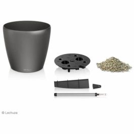 Lechuza LEC4008789145659 Maceta Classico Premium 60, Juego Completo, Topo Brillante