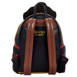 Loungefly Mochila Villanos Escena Gastón La Bella y la Bestia Disney 26cm
