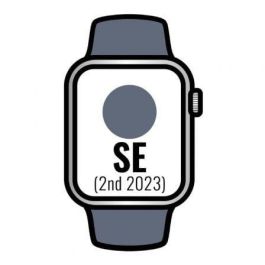 Apple Watch SE 2 Gen 2023/ GPS/ 44mm/ Caja de Aluminio Plata/ Correa Deportiva Azul Tempestad S/M Precio: 269.50000033. SKU: B18VAM4MTX