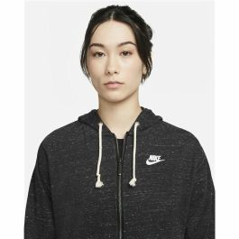 Sudadera con Capucha Mujer Nike Sportswear Gris oscuro Sudadera con Capucha Mujer Nike Sportswear Gris oscuro
