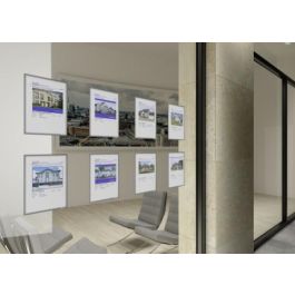 Durable 5014-57 Archivador A4 Antracita, Transparente - Pack 5 Piezas