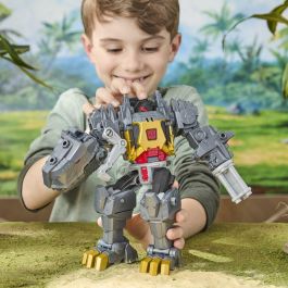 Hasbro HASG07485L0 Transformers Cyberworld Grimlock Bite and Battle, figura de 9 pulgadas, a partir de 6 años