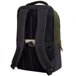 Trust 25243 Mochila Lisboa para Portátiles 16" | Duradera, 23L, Acolchada, RPET Reciclada de Plástico | Resistente a Golpes y Clima Verde