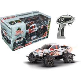 Carrera -PX- Ford F-150 Raptor Off-Road RC 2,4GHz - Coche Teledirigido Escala 1:18, Negro, Rojo, Blanco