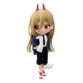 BANPRESTO Figura Power Chainsaw Man Q posket 14cm Coleccionable +15 años