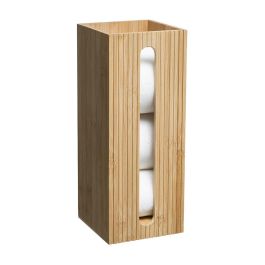 5Five Portarrollos WC de bambú 36x14.5x14.5 cm
