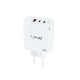 TOOQ CARGADOR DE PARED GaN 2USB-C/PD + USB-A/QC 65W Precio: 17.5000001. SKU: S0236070
