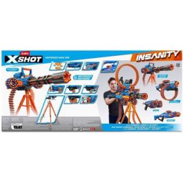 Lanzador motorizado ZURU X-SHOT Rage Fire, 40 dardos, trípode incluido, alcance 27 m Lanzador motorizado ZURU X-SHOT Rage Fire, 40 dardos, trípode incluido, alcance 27 m
