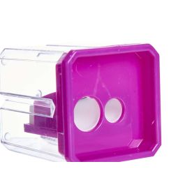 Sacapuntas Doble Cuadradas Pincello 9.5x13.5x4 cm, Surtidos Colores (24 Unidades) Sacapuntas Doble Cuadradas Pincello 9.5x13.5x4 cm, Surtidos Colores (24 Unidades)