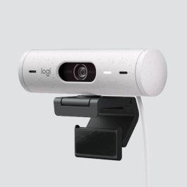Logitech Brio 500 Webcam, Blanco Crudo, 1080p/30 fps, Micrófono Estéreo, Zoom Digital 4x, Tapa de Privacidad Precio: 117.49999998. SKU: S7181228