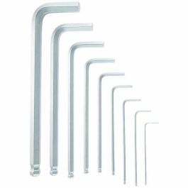 Bosch Professional BOS4059952512525 Juego de 9 llaves macho para tornillos con hexágono interior