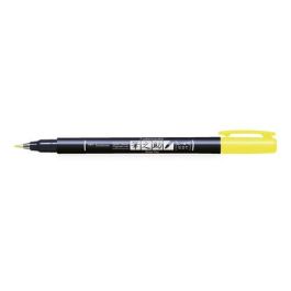 Rotulador Tombow Caligrafia Fudenosuke Punta Dura Amarillo (Set de 6) Precio: 18.2226. SKU: B1B347FR5G