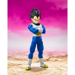 TAMASHII NATIONS Figura S.H. Figuarts Vegeta Daima Dragon Ball, articulada con accesorios, 14cm