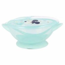 Thermobaby THE3023190132785 Set de Alimentación Infantil Mickey Primera Edad: Mordisqueador, Bol, Vaso con Asa, 2 Cucharas