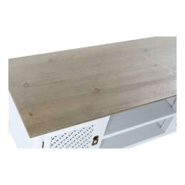 Mueble de TV DKD Home Decor 8424001812066 Blanco Multicolor Marrón claro Abeto 120 x 45 x 58 cm