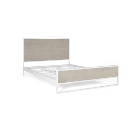 Giner y Colomer Cama Metal y Resina 150x200 cm Blanco Beige Precio: 1330.9879. SKU: B1EG8MSM8Z