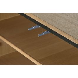 DKD Home Decor Haiarts 23 Mueble Tv Balines Natural Negro 180 x 40 x 55 cm