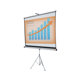 Nobo Pantalla de Proyección Mate con Trípode 2000x1513 mm Superficie Blanca Enrollable