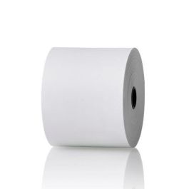 Capture Papel Térmico para Recibos 80x80mm, Núcleo 12mm, 75M, 48gr Blanco Libre de BP-A, Caja de 30 Unidades