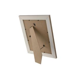 Marco Foto 20X25 Scandi DKD Home Decor Beige Blanco 2 x 31 x 26 cm (4 Unidades)