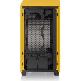 Thermaltake The Tower 200 TG CA-1X9-00S4WN-00 Mini Torre PC Mini-ITX Marrón/Amarillo con Panel de Vidrio Templado