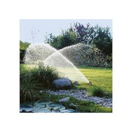 GARDENA T 200 Aspersor Emergente de Turbina para Césped, Área Cobertura 80-200 m², Alcance 5-8 m, Color Gris