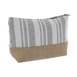 Neceser Mediterraneo DKD Home Decor Gris Coral 7 x 15 x 25 cm (2 Unidades)