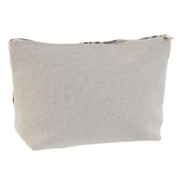 Neceser Mediterraneo DKD Home Decor Beige Lila 7 x 15 x 25 cm (2 Unidades)