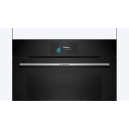 Horno softclose vapor/combinado Limpieza Ecoclean - BOSCH SER8 HSG7584B1 Negro - Vuelo de horno 71l - 23 modos de cocción