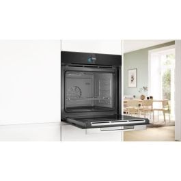 Horno softclose vapor/combinado Limpieza Ecoclean - BOSCH SER8 HSG7584B1 Negro - Vuelo de horno 71l - 23 modos de cocción