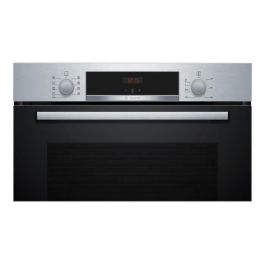 BOSCH - HBA534BR0 - Horno EcoClean - Aire forzado 3D - 71L - A - Acero inoxidable