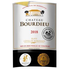 Château Bourdieu 2018 Blaye Côtes de Bordeaux - Vino tinto de Burdeos