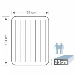 Cama Hinchable Intex Full Dura-Beam Prestige 137 x 25 x 191 cm 3 Unidades Cama Hinchable Intex Full Dura-Beam Prestige 137 x 25 x 191 cm 3 Unidades